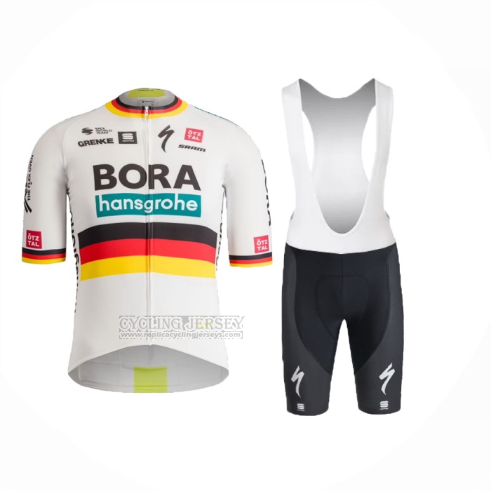 2024 Cycling Jersey Bora-Hansgrone Black Red Yellow Short Sleeve And Bib Short